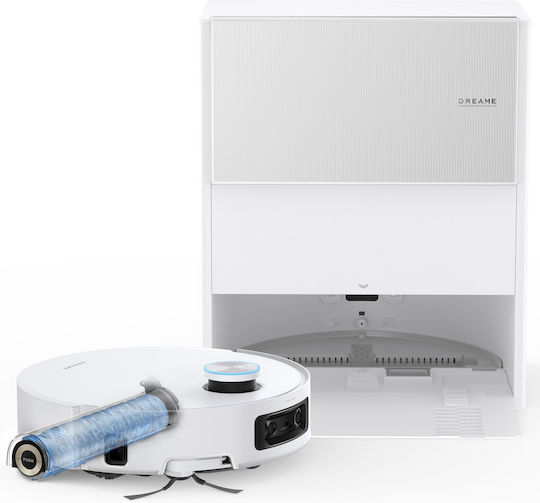 Aqua10 Ultra Roller Complete Σκούπα Ρομπότ με Χαρτογράφηση Laser & Απορρόφηση 30000Pa Λευκή