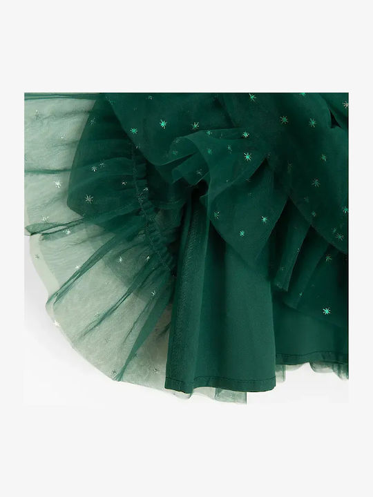 Children's Dress Long Sleeve Green