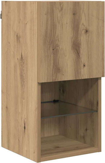Σύνθετο Σαλονιού Artisan Oak με Φωτισμό Μ30.5xΒ30xΥ60εκ.