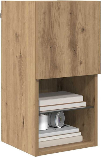 Σύνθετο Σαλονιού Artisan Oak με Φωτισμό Μ30.5xΒ30xΥ60εκ.