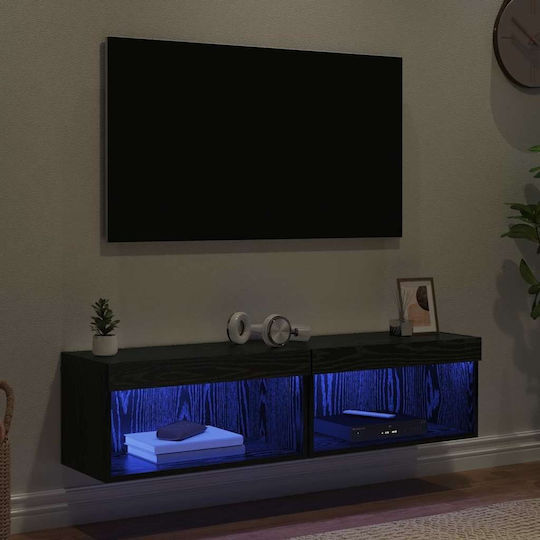 Living Room TV Unit with Lighting L60xW30xH30cm
