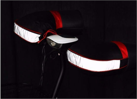 Angel Shopping Motorcycle Hand Covers Waterproof Reflective Strip Black
