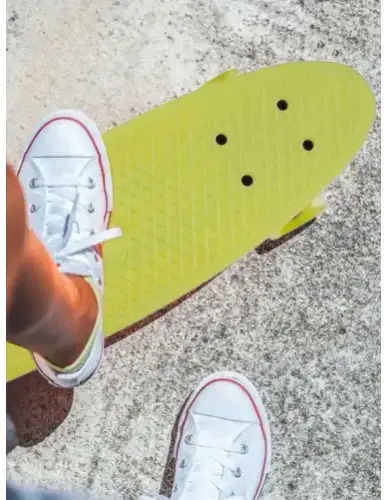 Skateboard Complet Placă scurtă Galben