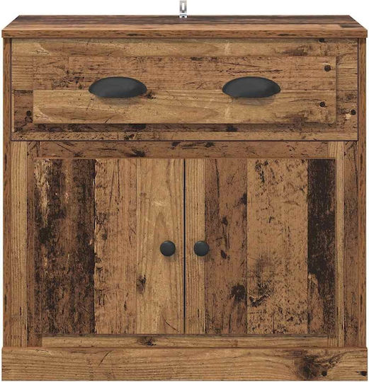 Μπουφές Ξύλινος Παλιό Ξύλο 70x35.5x67.5cm