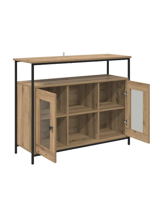 Sideboard Wooden Artisan Oak 100x35x80cm