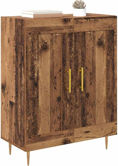 Sideboard made of Wood & Metal Old Wood 69.5x34x90cm