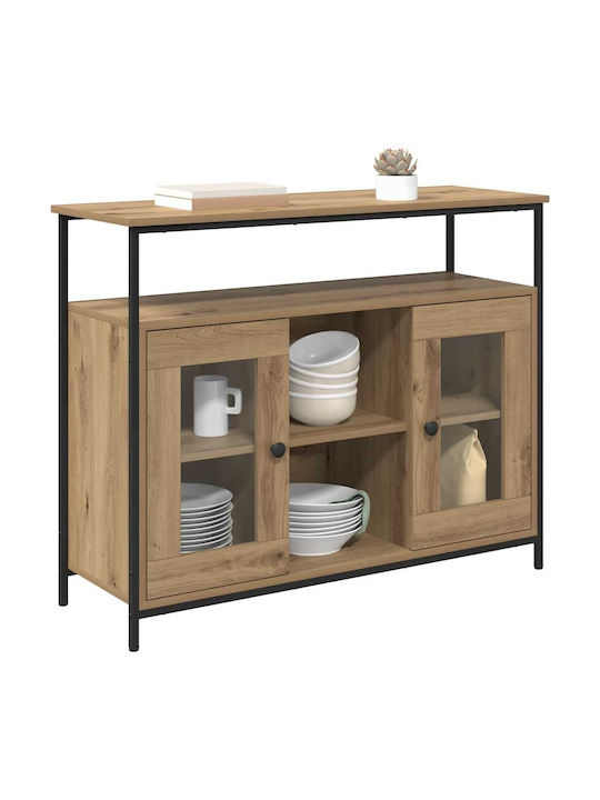 Sideboard Wooden Artisan Oak 100x35x80cm