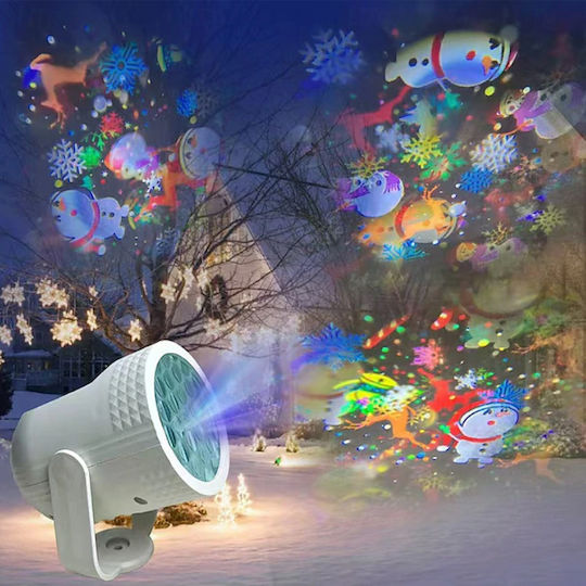 Christmas Spotlight RGB 16 Christmas Motifs Andowl Q-rg22 White