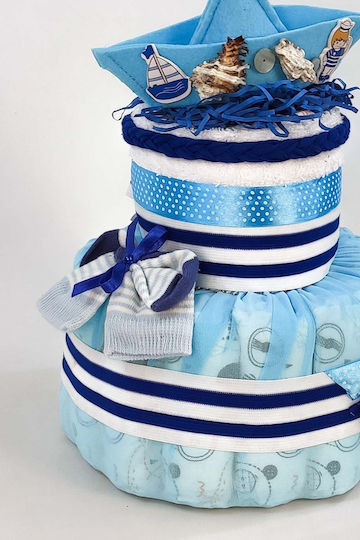 Dama Koupa Diaper Cake pentru Băiat