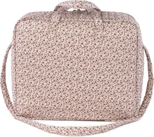 Walking Mum Maternity Bag Shoulder/Handbag Cherry Flowers Burgundy 44x36x16cm