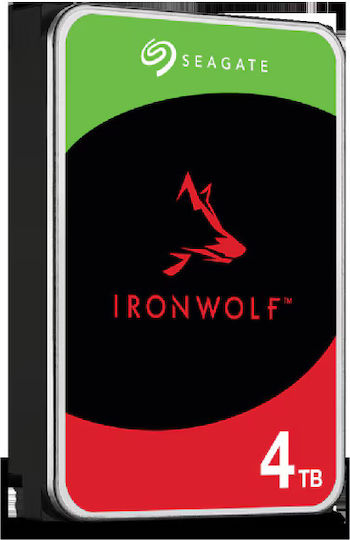 Seagate Ironwolf Nas 4TB HDD Hard Drive 3.5" SATA III 5400rpm with 256MB Cache for NAS ST4000VN006