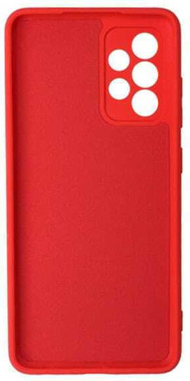 Samsung Galaxy A52 5g A52s 5g Silky Soft Touch Silikon Rote Kameraschutz Hülle
