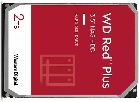 Western Digital Red 2TB HDD Hard Drive 3.5" SATA III 5400rpm with 64MB Cache for NAS WD20EFPX