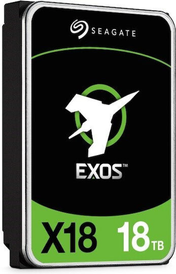 Seagate Exos X18 18TB HDD Hard Drive 3.5" SATA III 7200rpm with 256MB Cache for NAS / Server ST18000NM000J