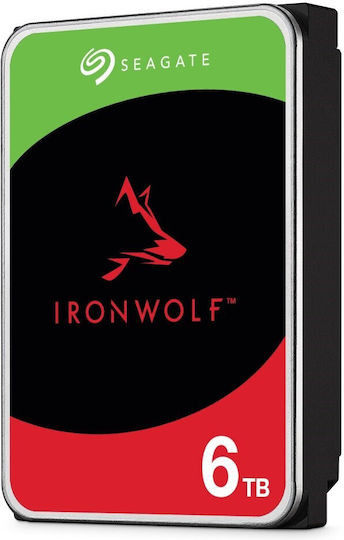 Seagate Ironwolf 6TB HDD Hard Drive 3.5" SATA III 5400rpm with 256MB Cache for NAS ST6000VN006