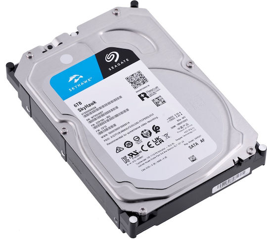 Seagate SkyHawk +Rescue 6TB HDD Hard Drive 3.5" SATA III 5400rpm with 256MB Cache for Desktop / Recorder ST6000VX009