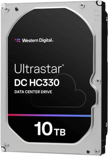 Western Digital Ultrastar DC HC330 10TB HDD Σκληρός Δίσκος 3.5" SATA III 7200rpm με 256MB Cache για Server 0B42266 WUS721010ALE6L4