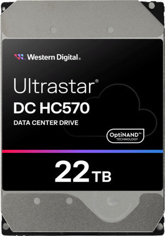Western Digital Ultrastar DC HC570 22TB HDD Σκληρός Δίσκος 3.5" SATA III 7200rpm με 512MB Cache για Server 0F48155