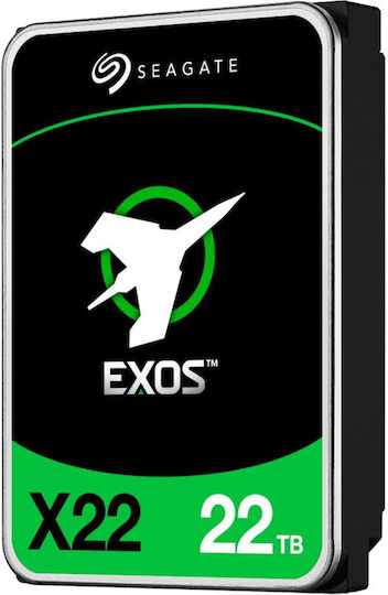 Seagate Exos X22 22TB HDD Σκληρός Δίσκος 3.5" SATA III 7200rpm με 512MB Cache για Server ST22000NM001