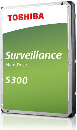 Toshiba S300 Surveillance 1TB HDD Hard Drive 3.5" SATA III 5400rpm with 256MB Cache for Recorder HDWV110UZSVA