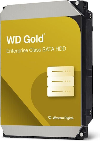 Western Digital Gold Enterprise Class 24TB HDD Hard Drive 3.5" SATA III 7200rpm with 512MB Cache for Server / Recorder WD241KRYZ