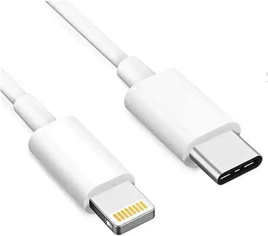 KLGO S-24 USB-C to Lightning Cable 18W Λευκό 1m