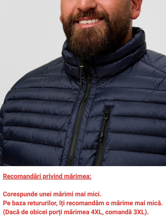 Μπουφάν Puffer Navy Blue