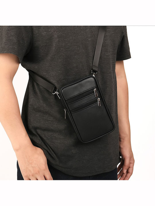 Geantă pentru bărbați De umăr / tip crossbody Neagră