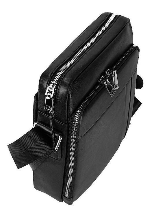 Leather Men's Bag Shoulder / Crossbody Black