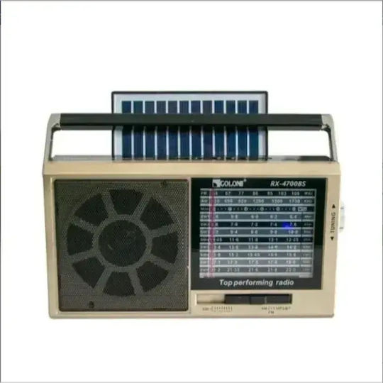 Golon RX-4700BS Solar cu Bluetooth Auriu