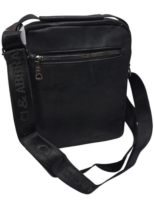 Herrentasche Schulter / Crossbody Schwarz