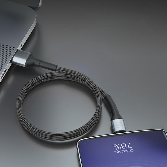 3MK 1m LED / Braided USB 2.0 to micro USB Cable