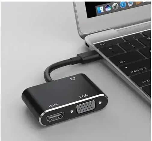 Andowl Q-HD322 Converter USB-A male to HDMI / VGA female 1pcs