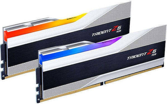 G.Skill Trident Z5 RGB XMP DDR5 32GB RAM με 2x16GB Modules και Ταχύτητα 6000 για Desktop