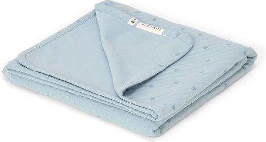 Little Dutch Blanket Cot Summer Pure Blue 110x140cm