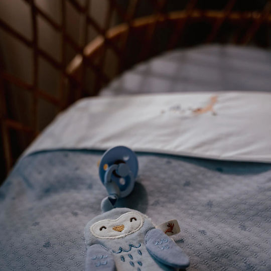 Little Dutch Blanket Cot Summer Pure Blue 110x140cm