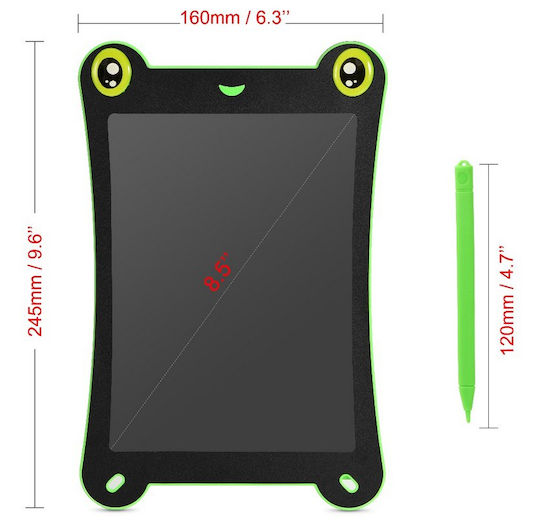 Graphic Tablet Kids Smartic 8.5 Inch Frog Model Green