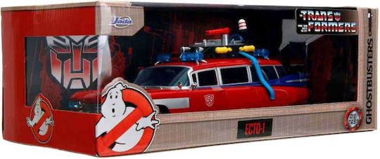 Ghostbusters Transformers Ecto-1 X Optimus Rrime Limited Edition 1:24 Die-cast Model