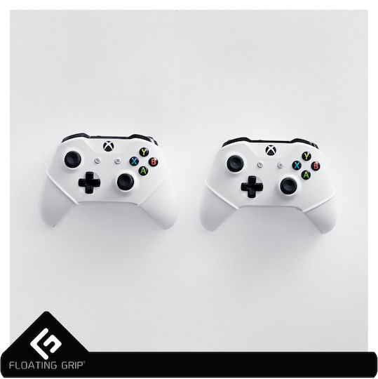 Floating Grip Xbox Controller Wall Mount Βάση Φόρτισης για 2 χειριστήρια XBOX One Λευκή
