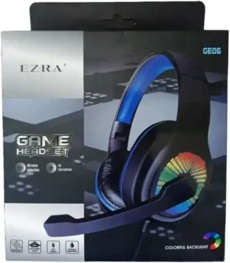 Ezra GE06 Over Ear Gaming Headset με σύνδεση 2x3.5mm / USB
