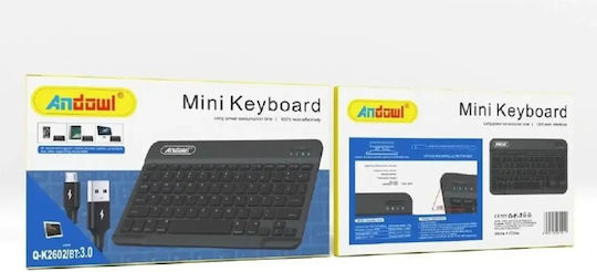 Andowl Q-K2602 Kabellos Bluetooth Nur Tastatur Englisch US