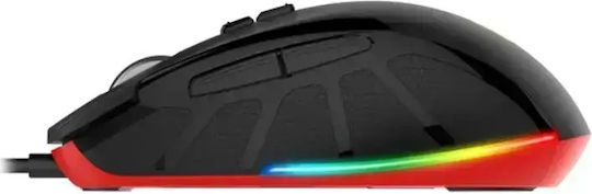 Indena G-536-E RGB Gaming Ποντίκι 6400 DPI Μαύρο