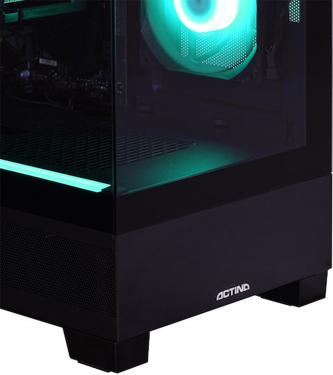 Actina Гейминг Настолен Компютър Ryzen 7-7700 32GB DDR5 1TB SSD GeForce RTX 5060 Без Операционна Система