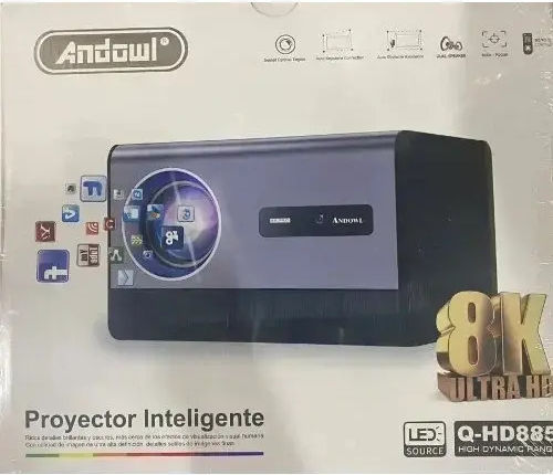 Andowl Q-HD885 Проектор DLP Full HD LED лампа с Wi-Fi и вградени високоговорители