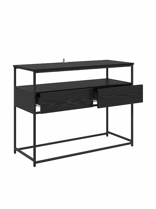 Конзолна маса Метална Black Beech Д100xШ40xВ75cm