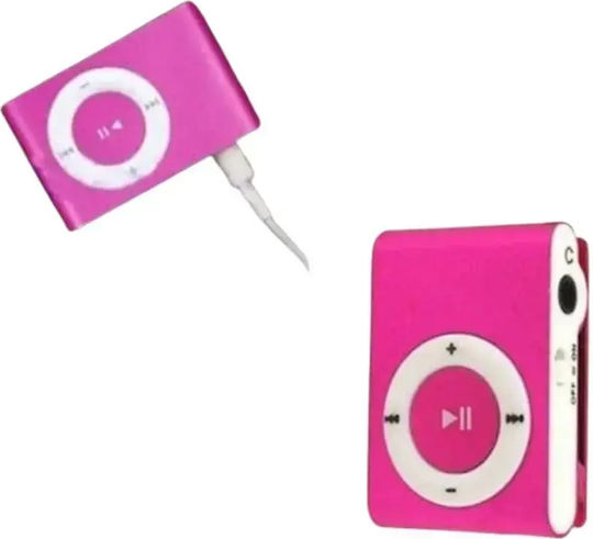 EZRA MP3-2 MP3-Spieler mit Display LCD Rosa