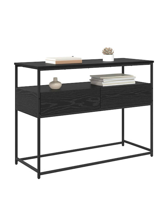Конзолна маса Метална Black Beech Д100xШ40xВ75cm