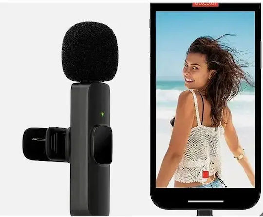 Arrango AC48830 Wireless Condensator (Diafragmă Mică) Microfon Πέτου, Clip On pentru Cameră