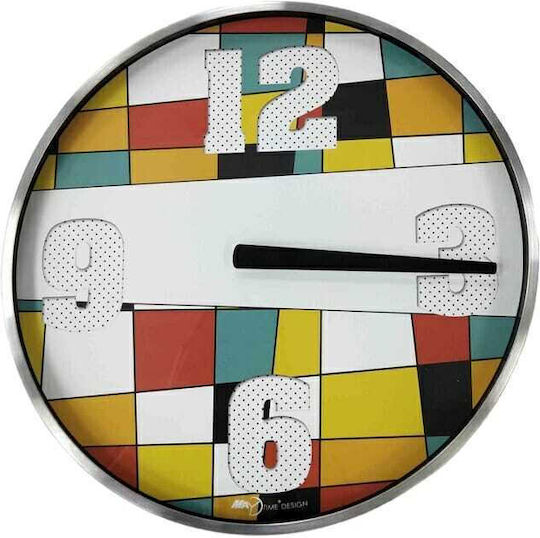 Wall Clock Multicolour Ø12cm