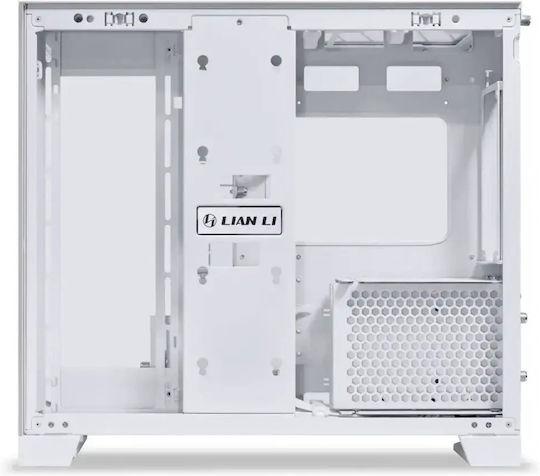 Lian Li O11 Dynamic Mini V2 Gaming Midi Tower Κουτί Υπολογιστή με Πλαϊνό Παράθυρο Λευκό